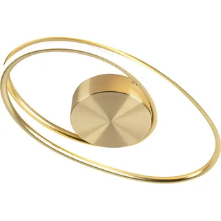 QAZQA Rowan 1-flammig oval gold Aluminium