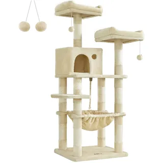 Songmics Kratzbaum 141,8 cm beige