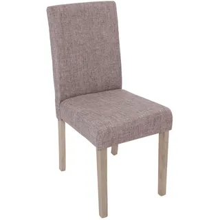 chefgastro Esszimmerstuhl Textil grau 2er Set