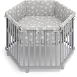 VitaliSpa VitaliSpa, Laufgitter, Estrella (Kiefer, 110 x 128 x 70 cm, Babymöbel, Laufstall Baby