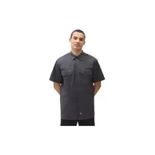 Dickies Work Shirt Short Sleeve REC Charcoal Grey - grau - XS