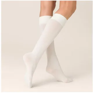 Kunert Kniestrümpfe Sensual Merino 1 Paar Weiß 35-38