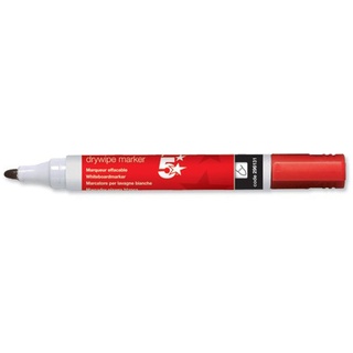Red Dry Wip Whiteboard - Marker - Stift Für Whiteboards, Flipcharts, Memo - Boards - 3mm Bullet Tipp - Pack von 4