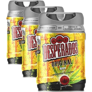 DesperadosTequila Fass Draught Keg 5l Einweg, 3er Pack