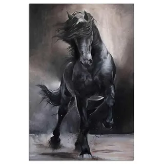 Pferd-Poster, Pferdemalerei, Pferd, Leinwand, Wandkunst für Wohnzimmer, Dekoration, ästhetische Vintage-Poster und Drucke, Bild, Wanddekoration, Wanddrucke für Schlafzimmer, ästhetisch, ungerahmt 30,5