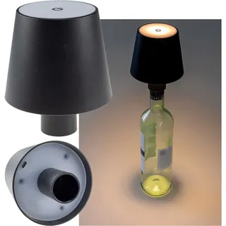 ChiliTec Flaschenleuchte Schwarz