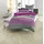 Polycotton recycelt beere 200 x 200 cm + 2 x 80 x 80 cm