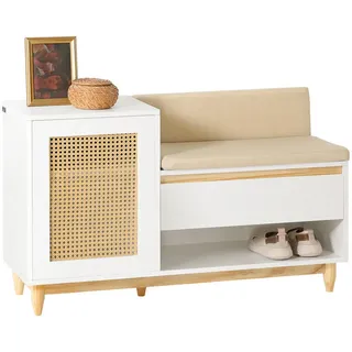SoBuy FSR128 100 x 60 x 35 cm weiß / weiß