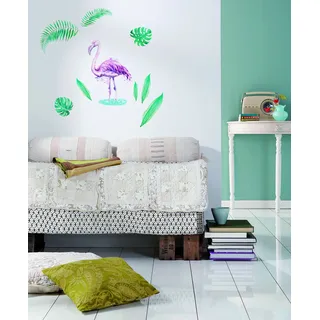 KOMAR Deko-Sticker Flamingo 50 cm x 70 cm
