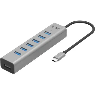 iTEC i-tec USB-C Charging Metal HUB 7 Port Power Adapter 15W