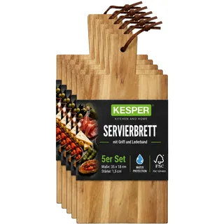 KESPER Schneidebrett-Set Akazie 5-tlg. 35 x 18 cm beige