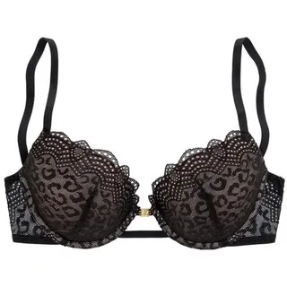 JETTE Push-up-BH Damen schwarz Gr.75D