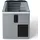 Klarstein Eiswürfelmaschine Edelstahl 15 kg/24 h Kugel Shaved Ice 1 8 L Wassertank LCD-Display Kompakt Eiswürfelbereiter für Partys/Events