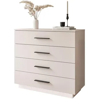 lookway Kommode LINA KASCHMIR 95 cm Schwarz / Beige