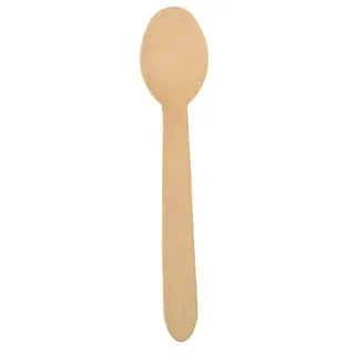 PAPSTAR Holzlöffel "pure" 15,7 cm, umweltfreundlich und stabil | Karton (500 Stück)