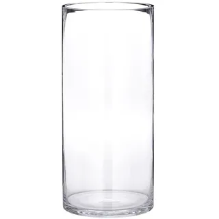 BUTLERS Pool zylindrische Bodenvase - Bodenvase aus Glas | Große Vase | Höhe 40 cm