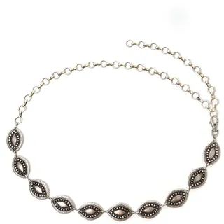 COLLEZIONE ALESSANDRO Kettengürtel Metall Silber 105