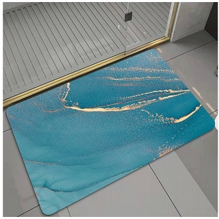 Teppich Luxus Diatomit Fußmatte - Super saugfähig und schnell trocknend, AUKUU, 60*90CM, rutschfest für Badezimmer und WC-Eingang - Anpassbarer Teppich 60*90CM