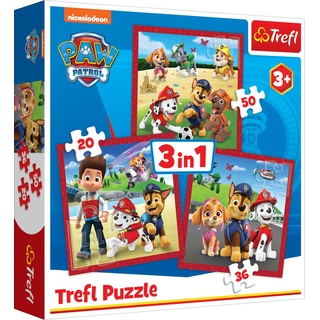 Vedes PAW Patrol 3in1 Puzzle (106 Teile)