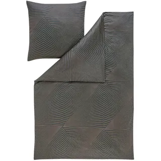 Estella Balthasar Jersey Grau 135 x 200 cm + 80 x 80 cm