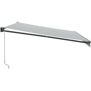 vidaXL Markise Einziehbar 500 x 300 cm anthrazit