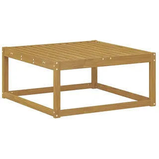 vidaXL Fußhocker Massivholz Akazie 79 x 37 x 79 cm Weiß