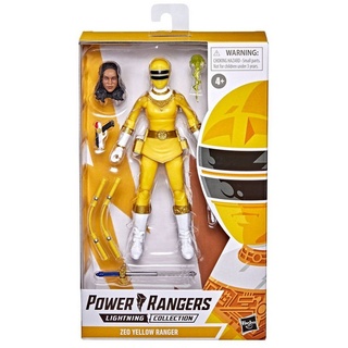 Hasbro Actionfigur Power Rangers Lightning Collection, (ca. 15cm Groß und mit Zubehör), Zeo Yellow Ranger Zeo Yellow Ranger