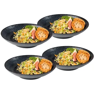 Assheuer & Pott Suppenteller schwarz 4er Set