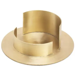 NKlaus Standkerzenhalter 1x Kerzenhalter Taufkerze Bis 6cm Kommunion Messing Kerzenständer Hoch
