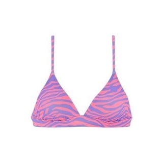VENICE BEACH Triangel-Bikini-Top Damen violett-koralle Gr.40 Cup C/D