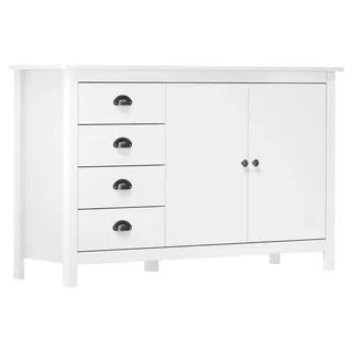 vidaXL Sideboard Hill 130 x 80 x 40 cm Weiß