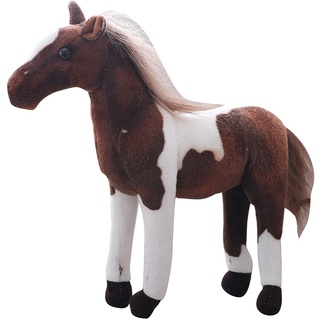 Katutude Pferd Kuscheltier, Realistisch Pferd Plüschtier Stofftier Spielzeug, Stuffed Animal Plushie Doll, Geburtstagsgeschenk für Kinder