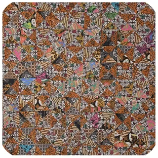 SIMANDRA Tagesdecke Patchwork Decke Einzelbett schwarz