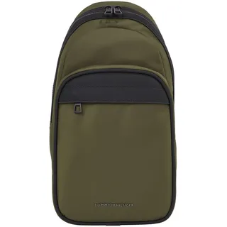 TOMMY HILFIGER Umhängetasche TH Repreve Sling Bag Army Green