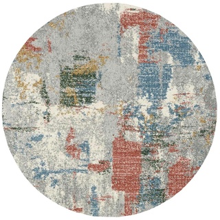 Teppich , mehrfarbig , Synthetische Fasern , Maße (cm): B: 200 H: 2