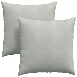 vidaXL Sofakissen 80 x 80 cm Hellgrau
