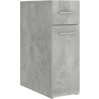vidaXL Apothekerschrank Betongrau 20x45,5x60 cm Holzwerkstoff