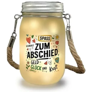 speecheese Solarlicht für Kollegen und Freunde Glas grau