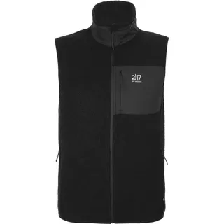 2117 of Sweden - Skord Pile Vest - Wollweste Gr L schwarz