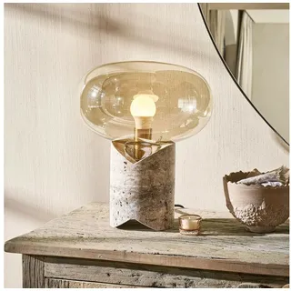 Mirabeau Tischleuchte Tischlampe Tarellas braun braun