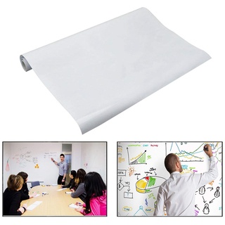 Gearmax® Whiteboard Folie, Magnetisch Whiteboard Wandaufkleber, Whiteboard Sticker Wandpapier für Schule Büro Wohnung 45x200 cm (weiß)