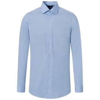 Strellson Langarmhemd Hemd Santos - Slim Fit blau 44