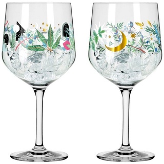 Ritzenhoff Gläser-Set Botanic Glamour Gin Kelch 2er Set H23 #7 #8, Kristallglas