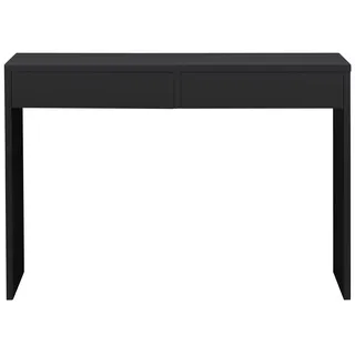 INOSIGN Schminktisch INOSIGN "Astral", schwarz (schwarz, schwarz, schwarz), B:115cm H:78cm T:40cm, Tische, Schminktisch, mit zwei Schubkasten, einer Arbeitshöhe von 78 cm, Breite 115 cm