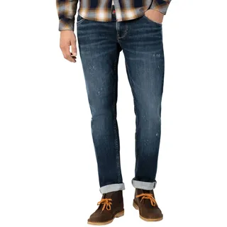 TIMEZONE Herren Jeans SLIM SCOTTTZ Slim Fit Clear Blau 3677 Normaler Bund Reißverschluss W 34 L 30