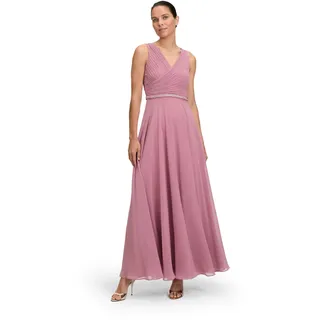 Vera Mont Damen Abendkleid mit Plissee Desert Rose,42 - 42