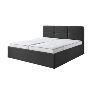 SUN GARDEN Durango Polsterbett Holzwerkstoff/Polyester - grau , Maße (cm): B: 193 H: 110
