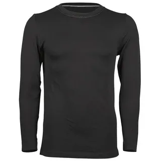 TAO Funktionsunterhemd Funktionsunterwäsche Langarm Shirt nahtfreie Verarbeitung für einen angenehmen Tragekomfort schwarz