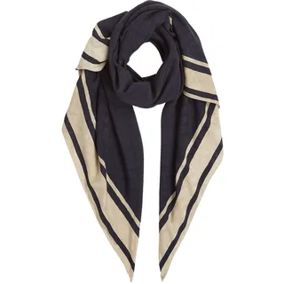 TOMMY HILFIGER Tuch Elevated Chic Textile Square Scarf Space Blue