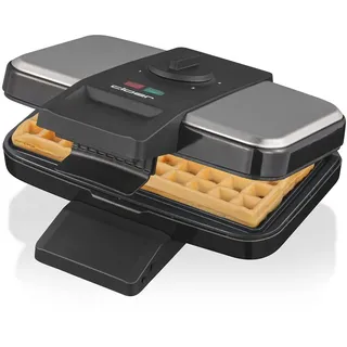 Cloer Brüsseler 1459 Waffeleisen silber/schwarz